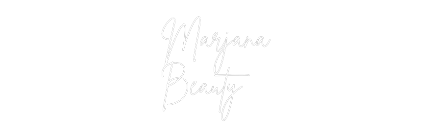 Custom Neon Sign Online Editor Marjana 
Bea...