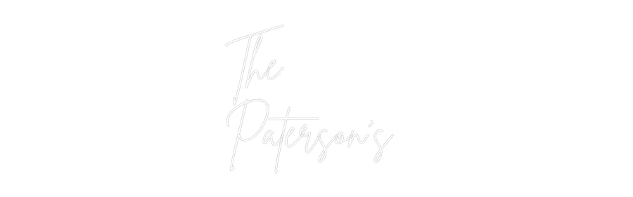Custom Neon Sign Online Editor The
Paterson...