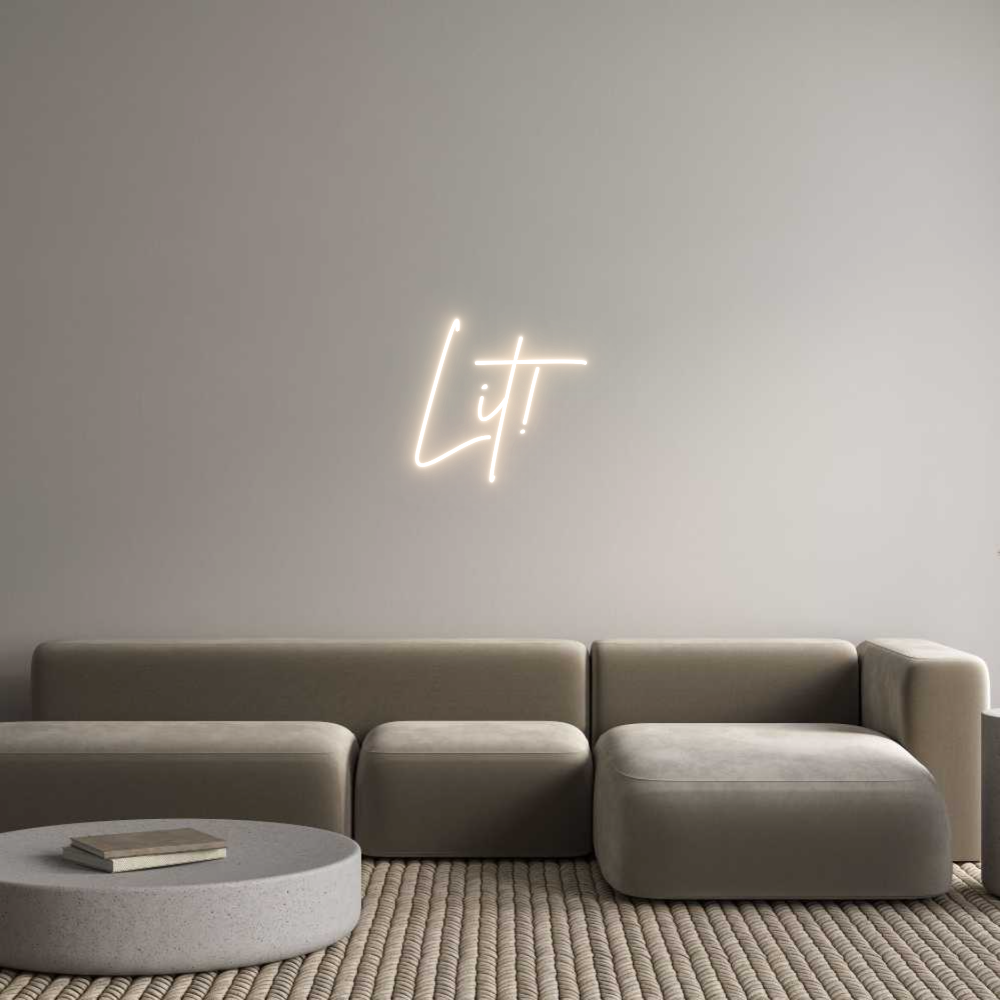 Custom Back Lit Neon Sign Online Editor Lit!