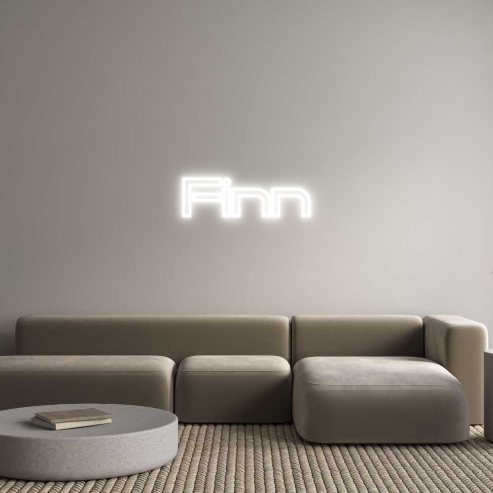 Custom Neon Sign Online Editor Finn