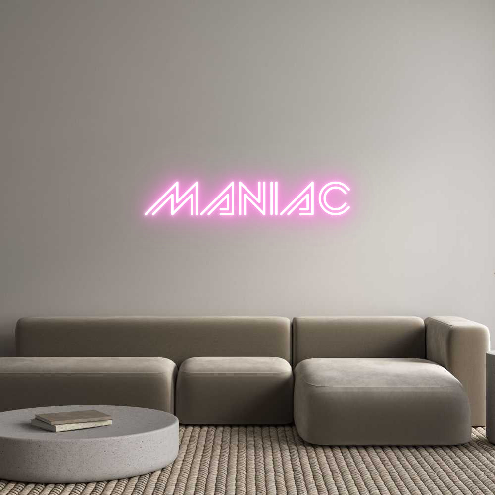 Custom Neon Sign Online Editor MANIAC