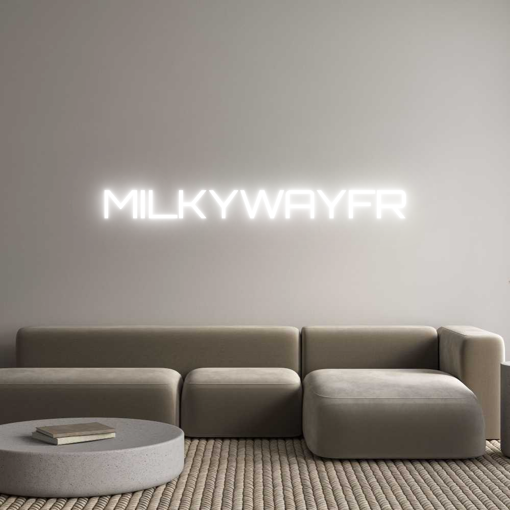 Custom Neon Sign Online Editor MILKYWAYFR