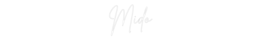 Custom Neon Sign Online Editor Mido