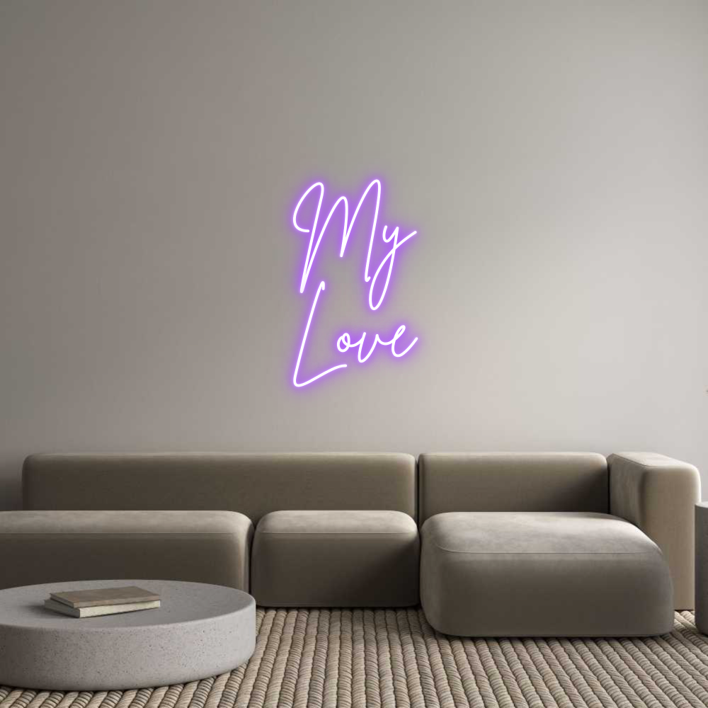 Custom Neon Sign Online Editor My
Love