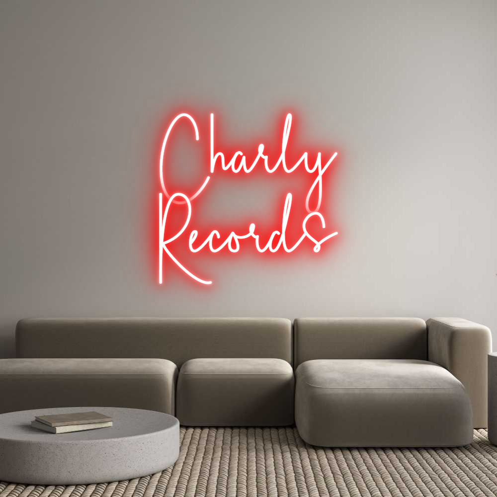 Custom Neon Sign Online Editor Charly
Records