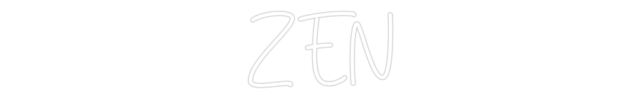 Custom Neon Sign Online Editor ZEN
