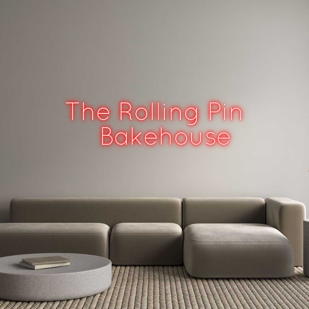 Custom Back Lit Neon Sign Online Editor The Rolling P...
