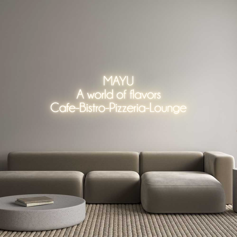 Custom Neon Sign Online Editor MAYU
A world...