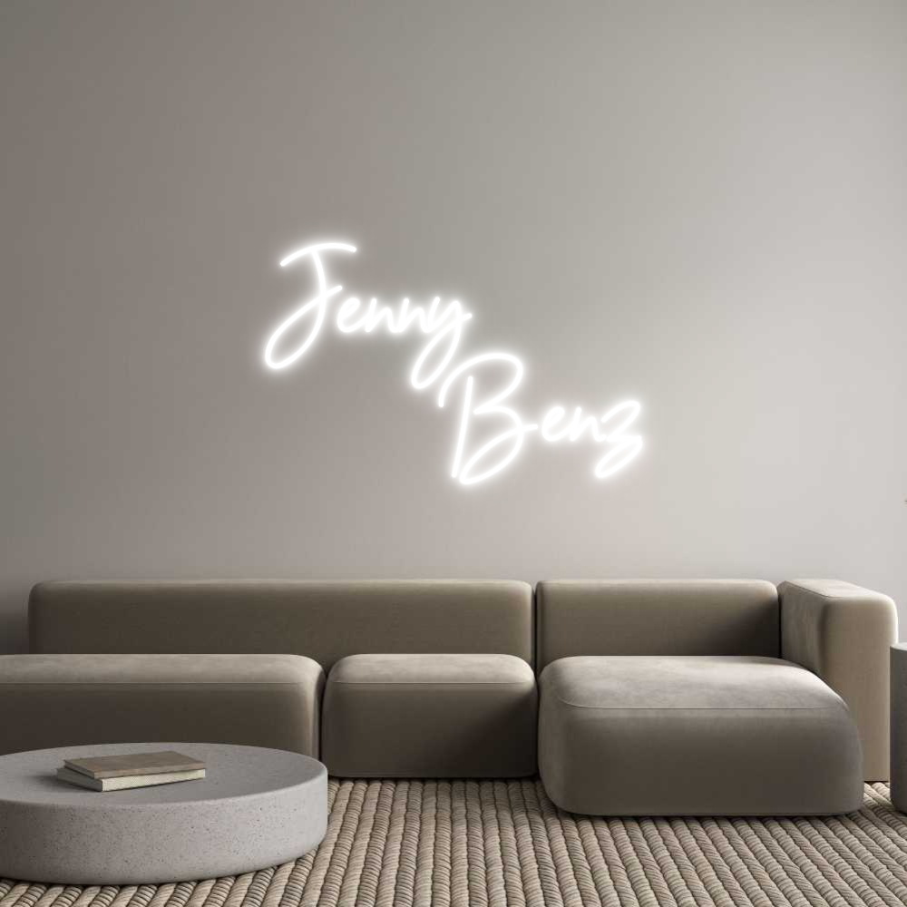 Custom Neon Sign Online Editor Jenny 
     ...