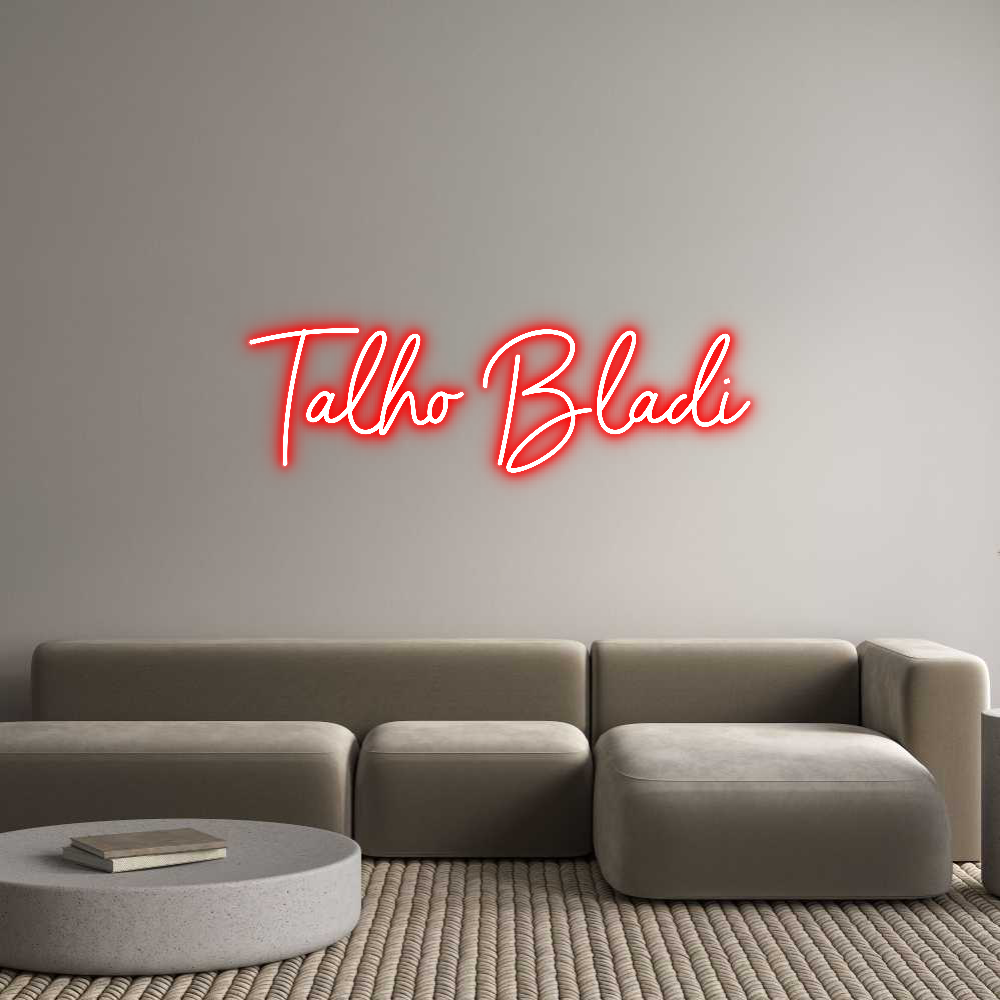Custom Neon Sign Online Editor Talho Bladi
