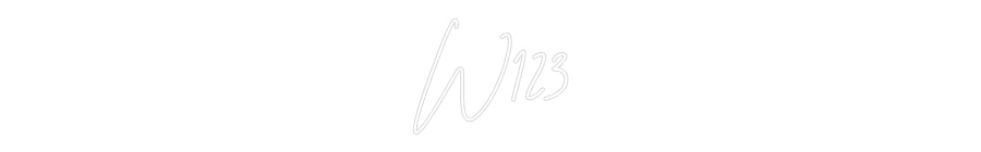 Custom Neon Sign Online Editor W123