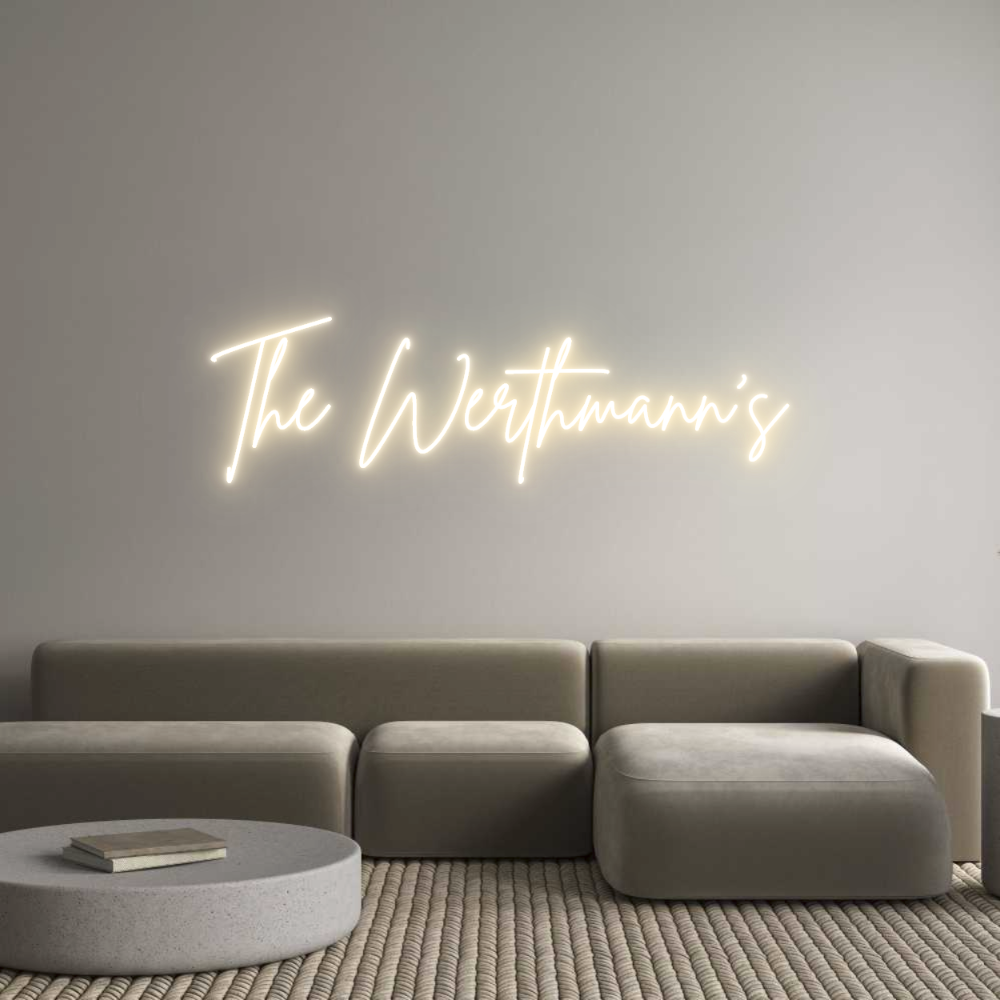 Custom Neon Sign Online Editor The Werthmann's