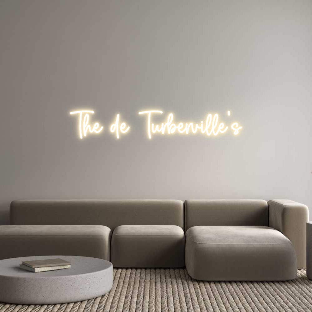 Custom Neon Sign Online Editor The de Turber...
