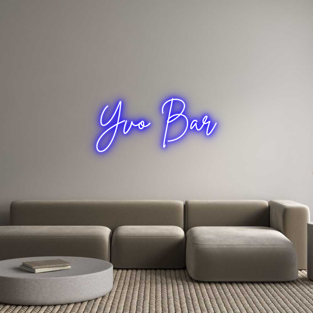 Custom Neon Sign Online Editor Yvo Bar