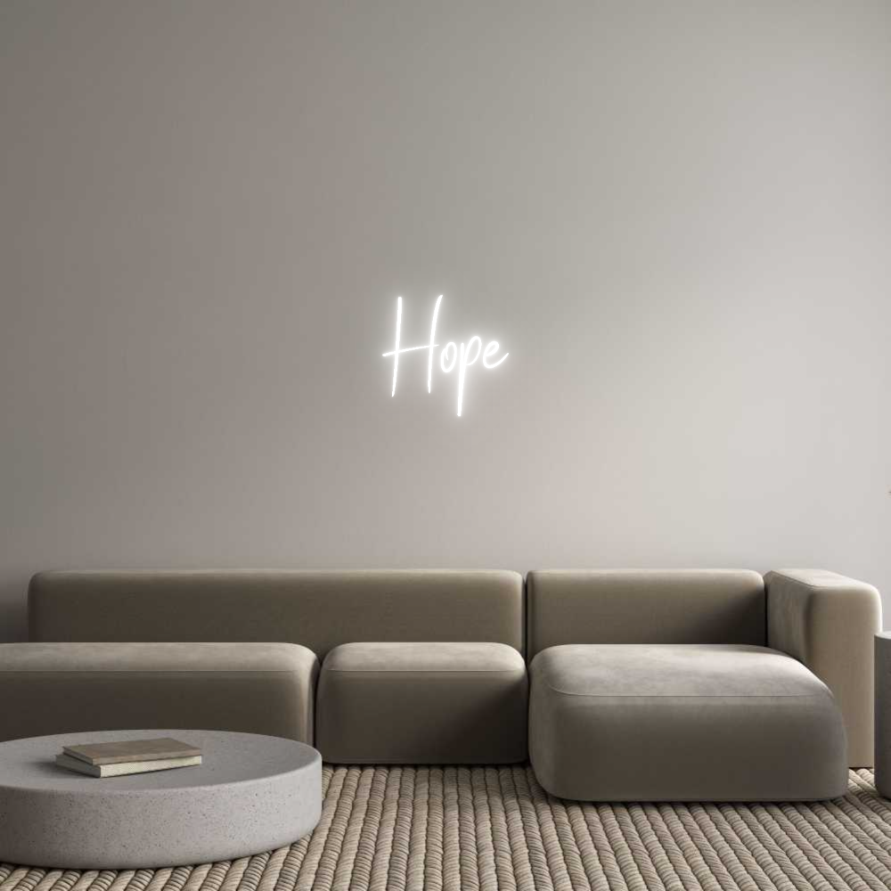 Custom Neon Sign Online Editor Hope
