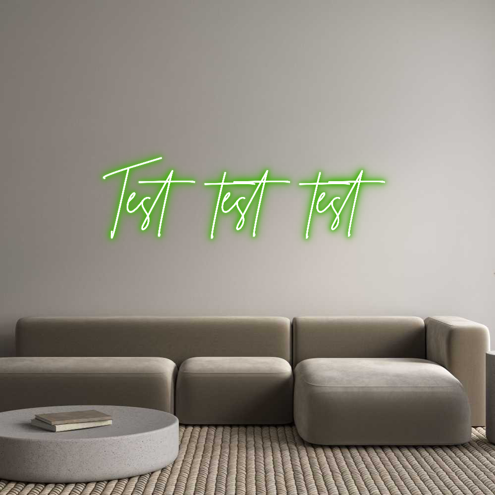 Custom Neon Sign Online Editor Test test test