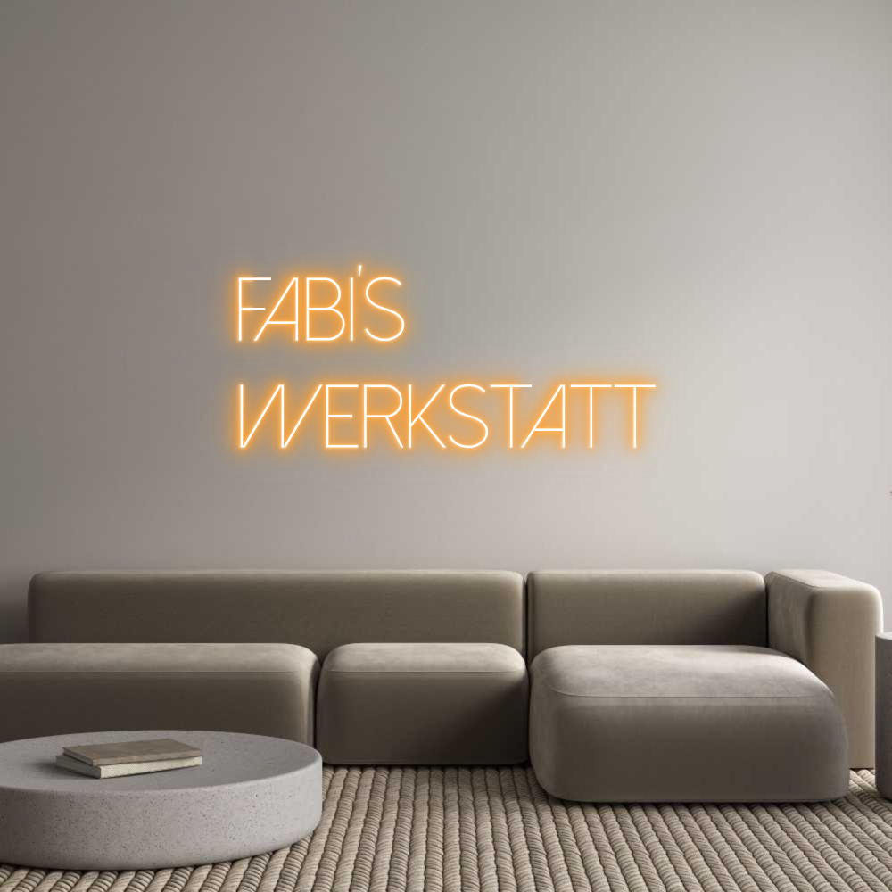 Custom Neon Sign Online Editor Fabi´s
Werks...