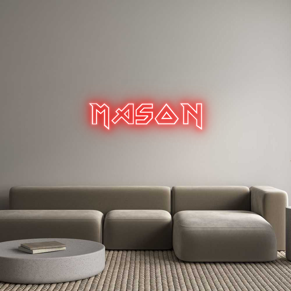 Custom Neon Sign Online Editor Mason