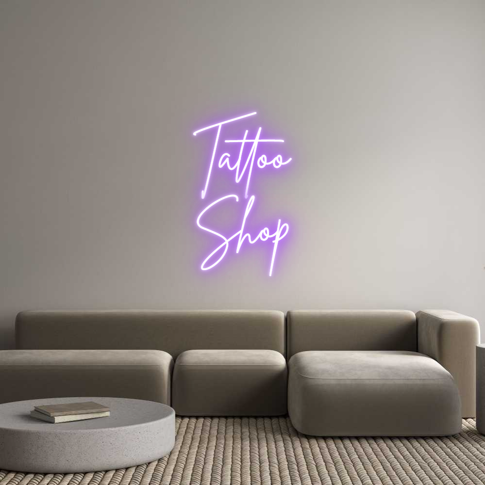 Custom Neon Sign Online Editor Tattoo
Shop