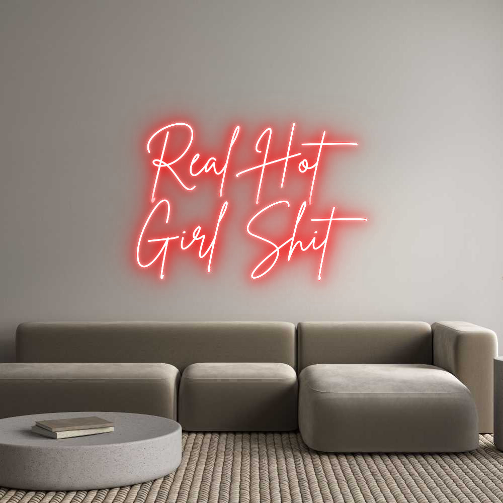 Custom Neon Sign Online Editor Real Hot
Gir...