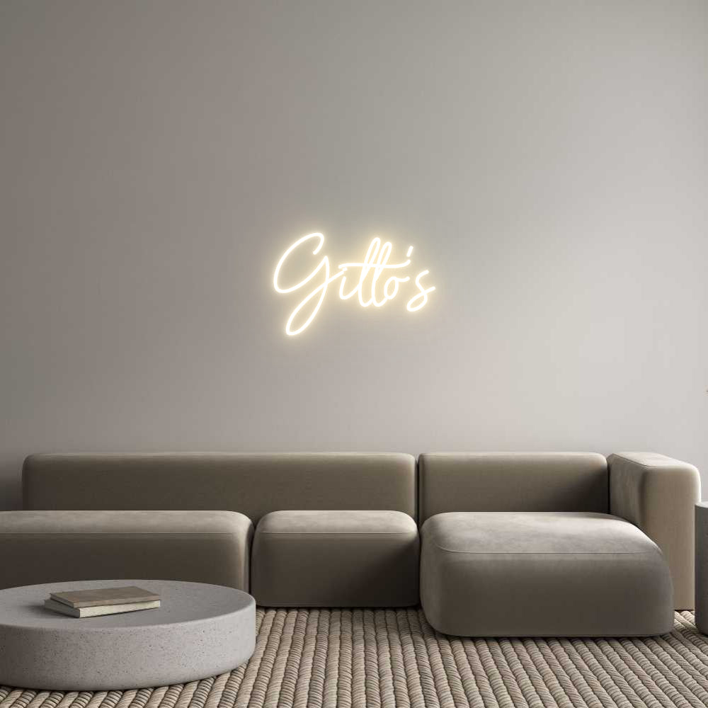 Custom Neon Sign Online Editor Gitto’s