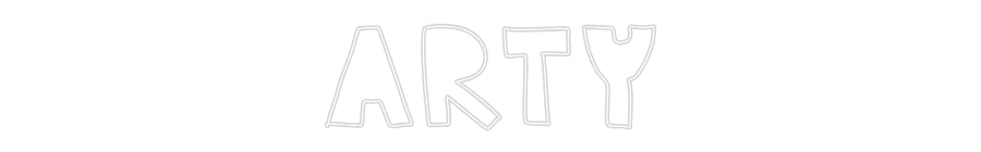Custom Back Lit Neon Sign Online Editor ARTY