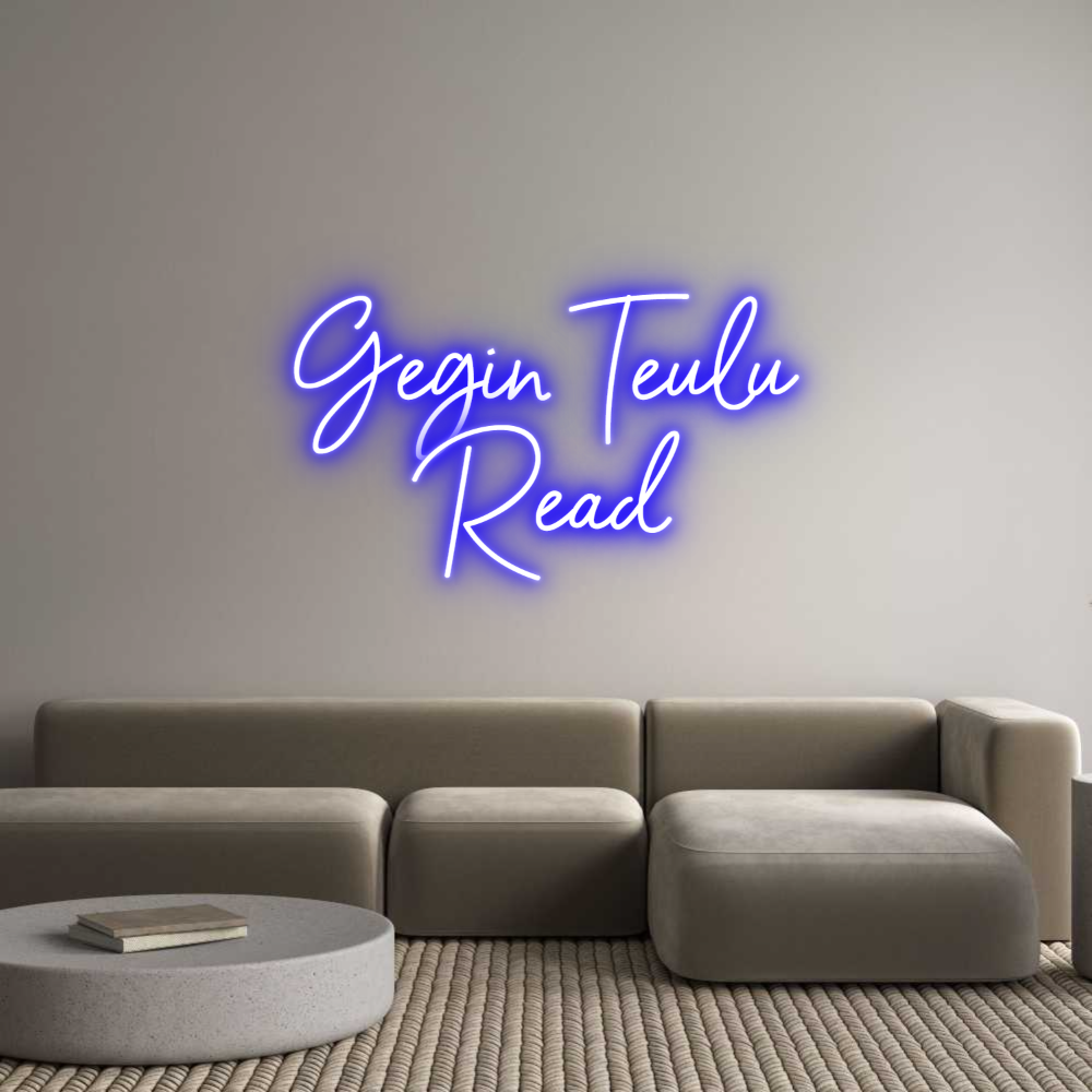 Custom Neon Sign Online Editor Gegin Teulu
...