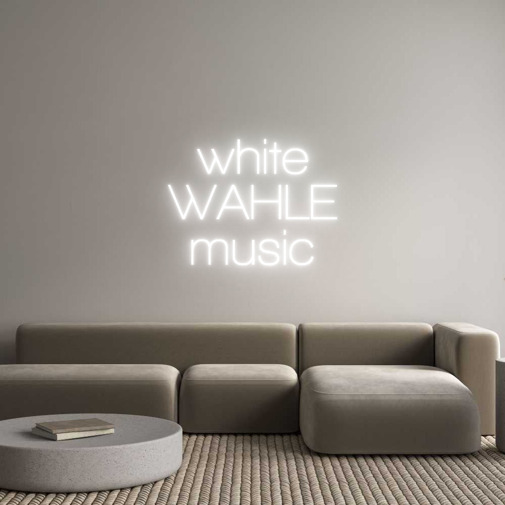 Custom Neon Sign Online Editor white
WAHLE
...