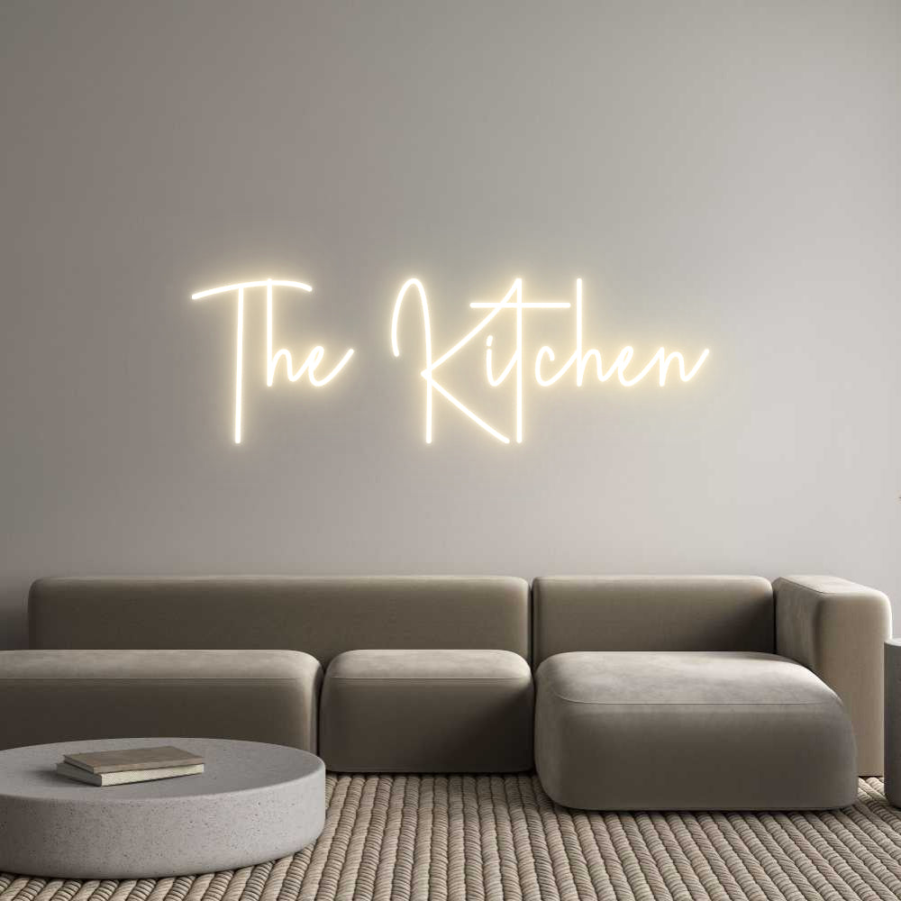 Custom Neon Sign Online Editor The Kitchen
