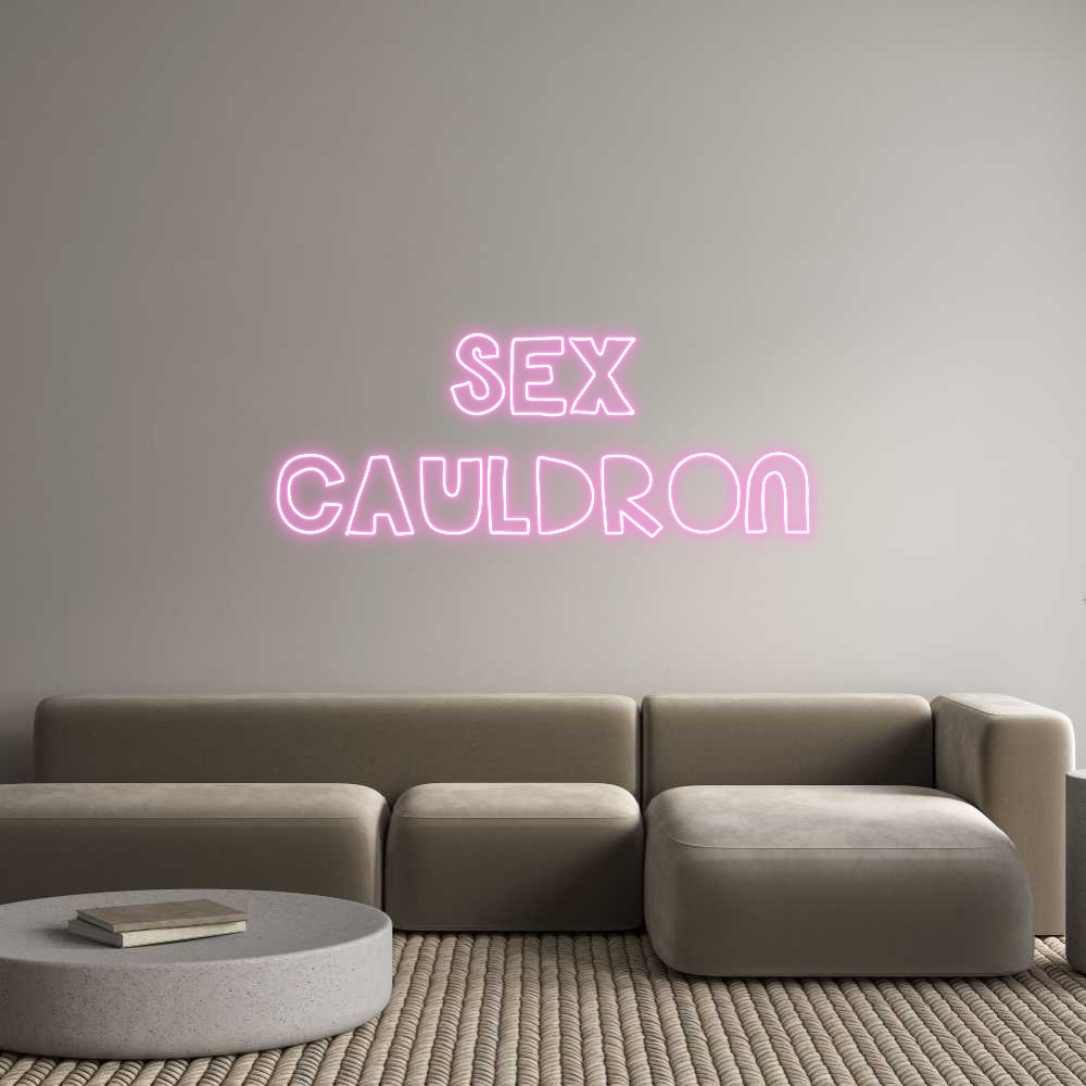 Custom Neon Sign Online Editor SEX
CAULDRON
