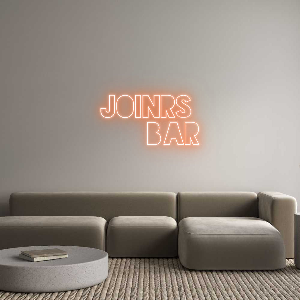 Custom Neon Sign Online Editor Joinrs 
Bar