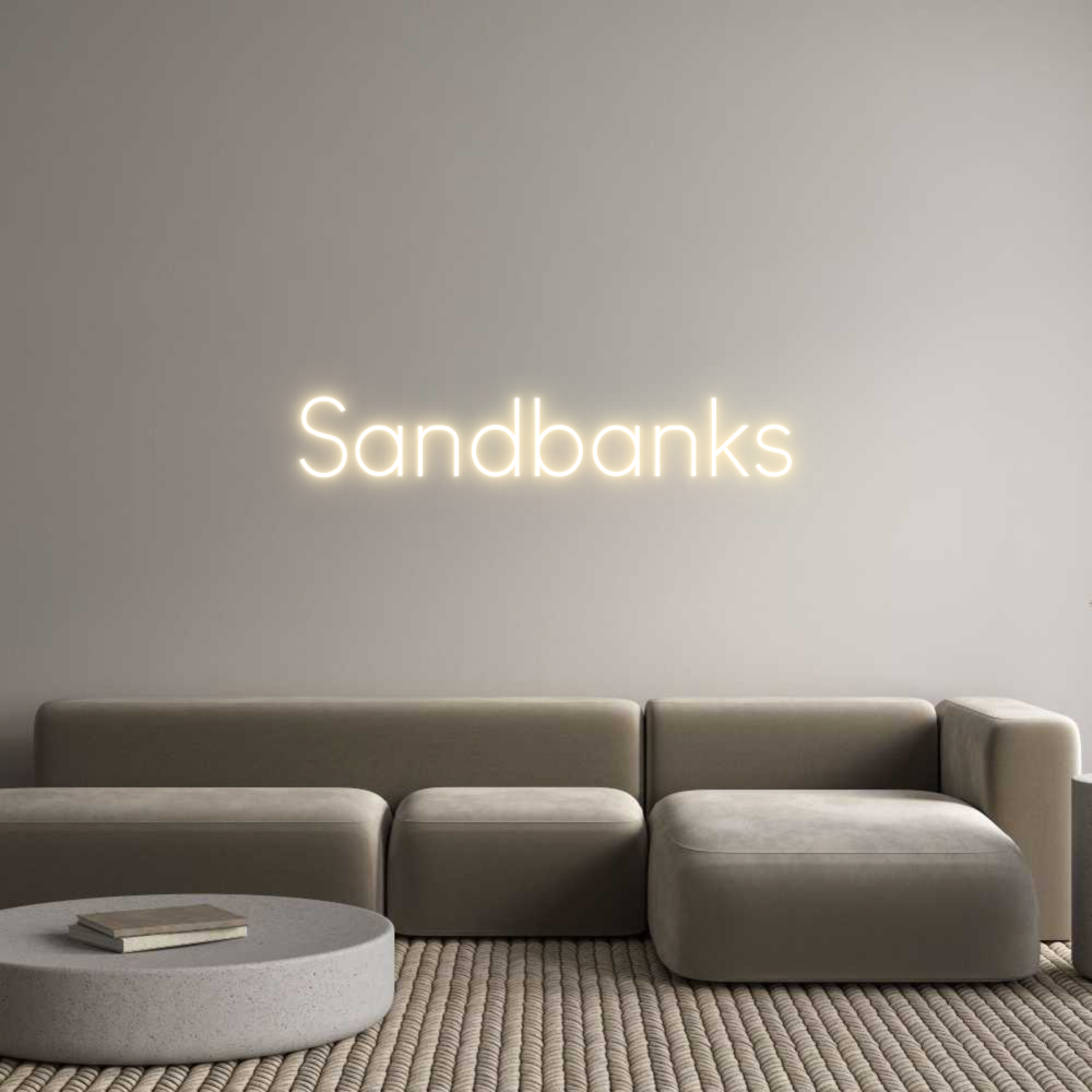 Custom Neon Sign Online Editor Sandbanks