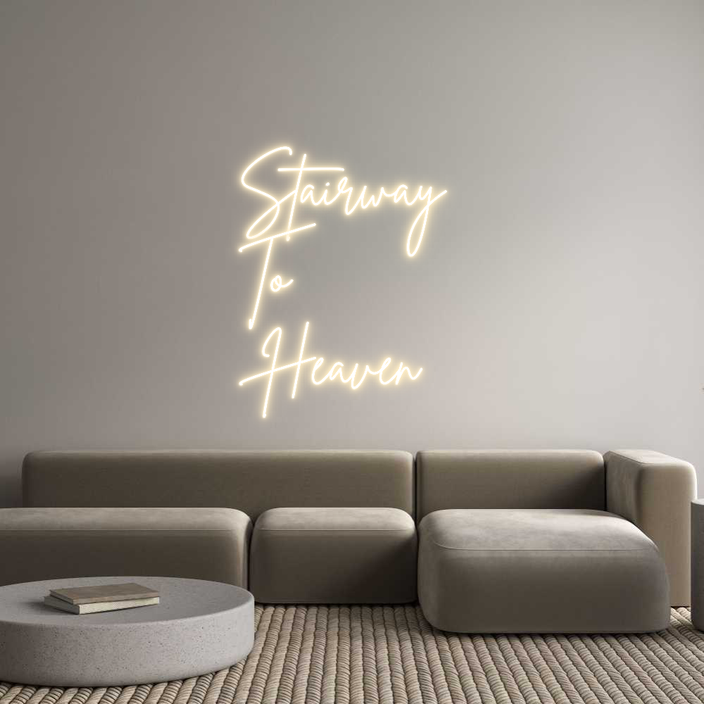 Custom Neon Sign Online Editor Stairway 
To...