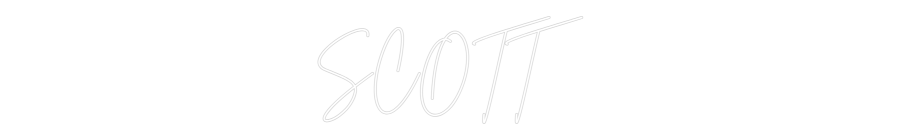 Custom Neon Sign Online Editor SCOTT