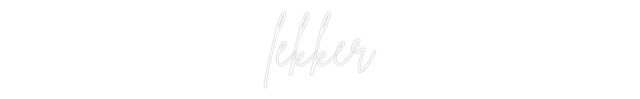 Custom Neon Sign Online Editor lekker