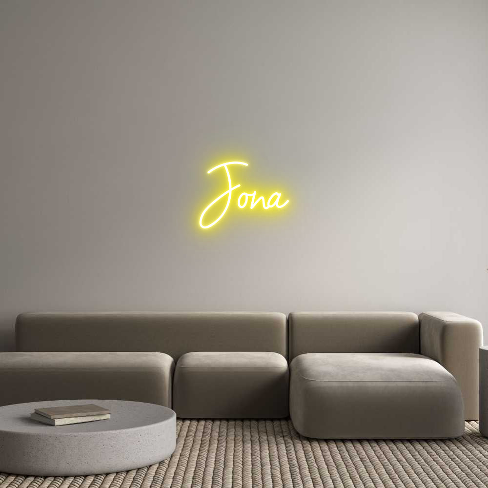 Custom Neon Sign Online Editor Jona
