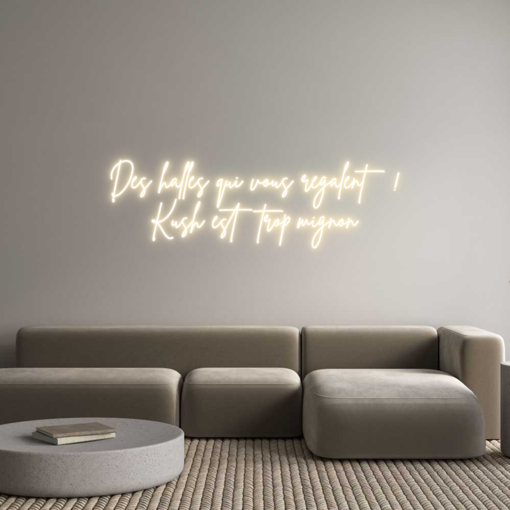 Custom Neon Sign Online Editor Des halles qu...