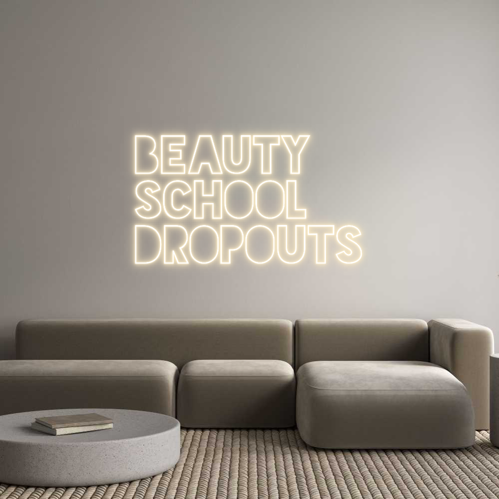 Custom Neon Sign Online Editor Beauty
Schoo...