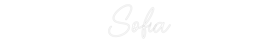 Custom Neon Sign Online Editor Sofia