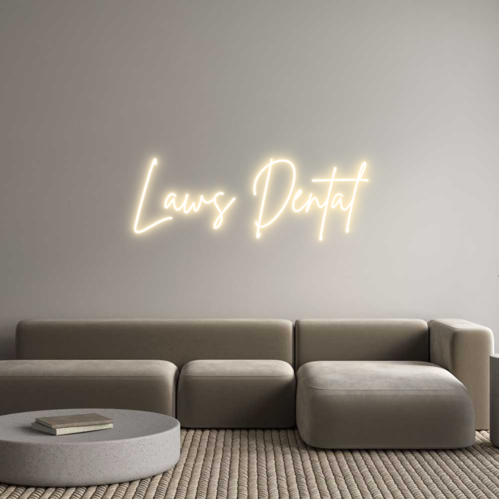 Custom Neon Sign Online Editor Laws Dental