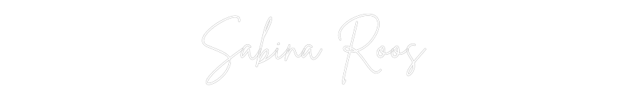 Custom Neon Sign Online Editor Sabina Roos