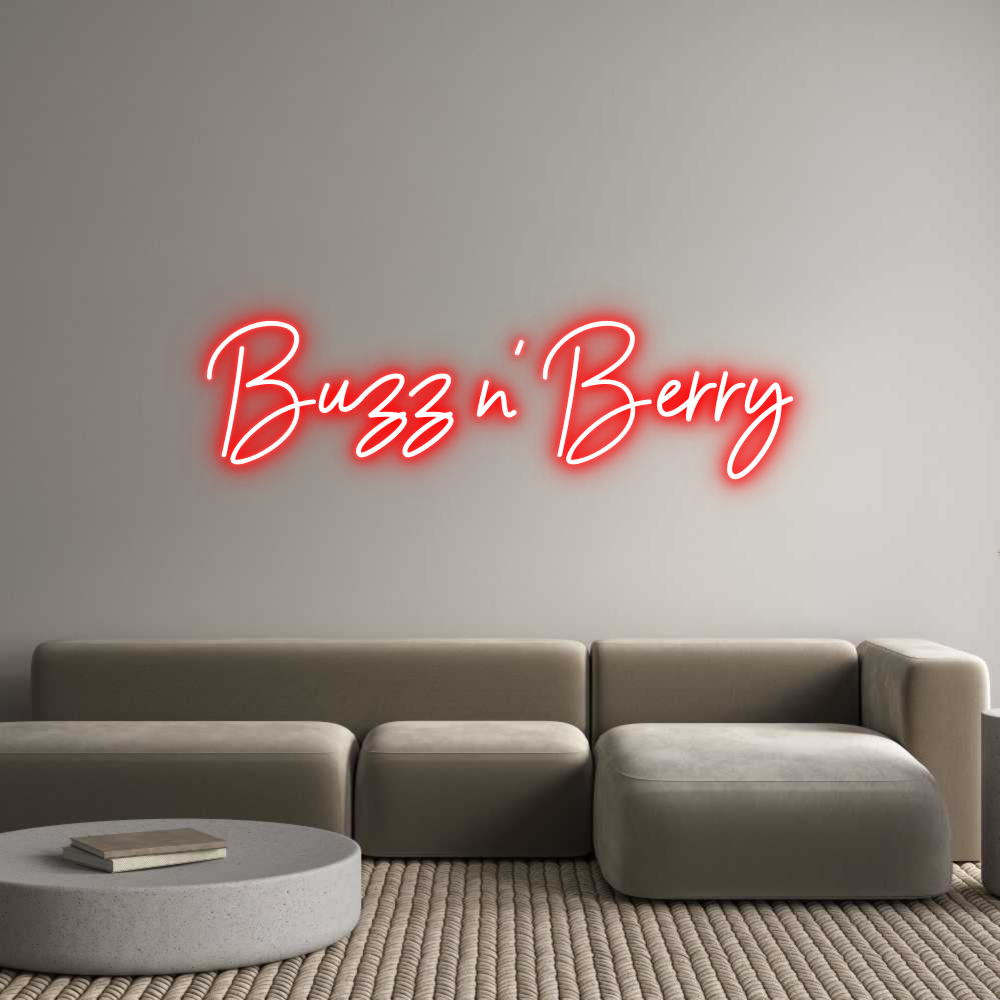 Custom Neon Sign Online Editor Buzz n' Berry