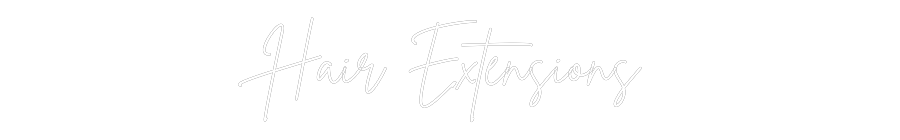 Custom Neon Sign Online Editor Hair Extensio...