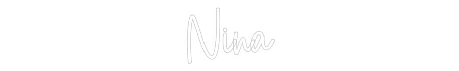 Custom Neon Sign Online Editor Nina