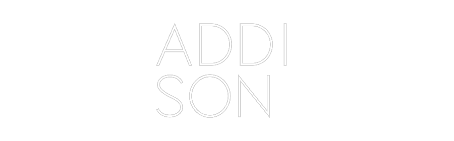 Custom Neon Sign Online Editor Addi
son