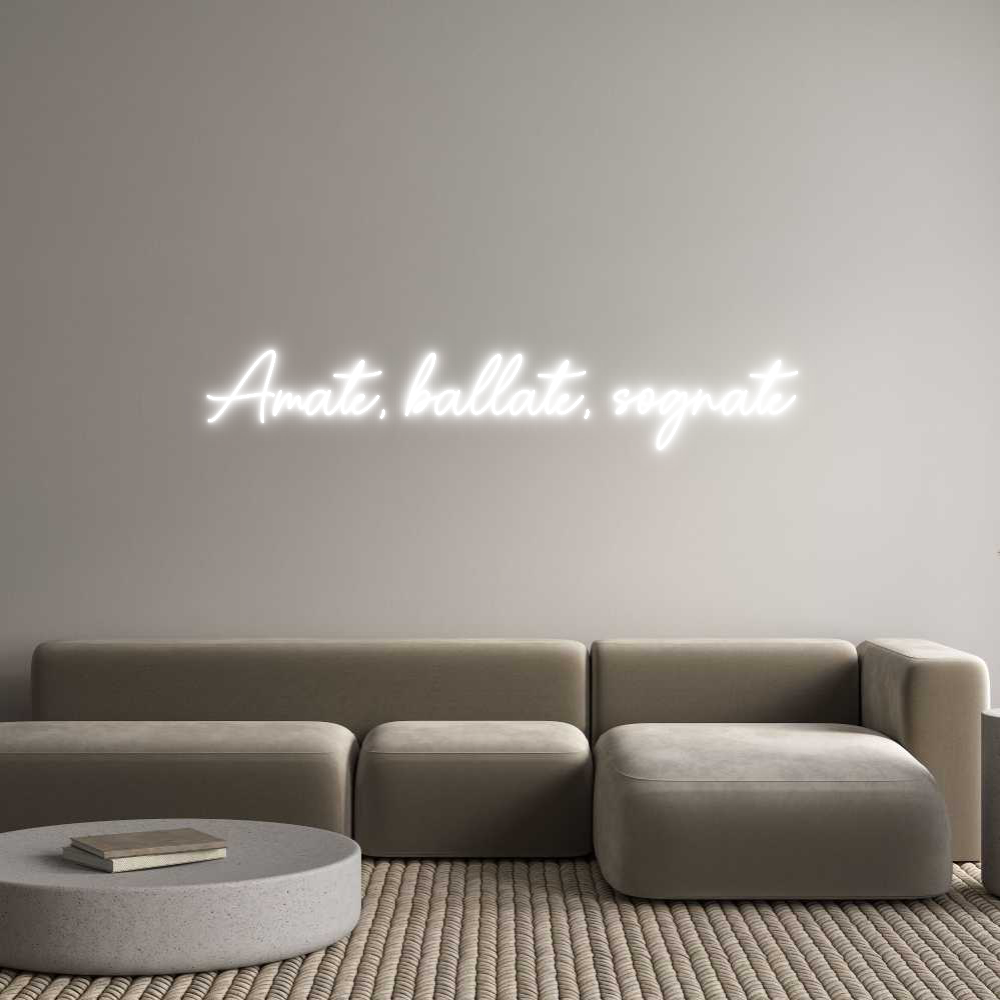 Custom Neon Sign Online Editor Amate, ballat...