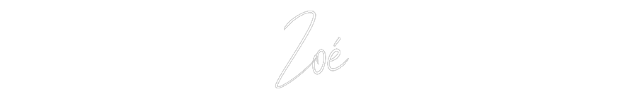 Custom Neon Sign Online Editor Zoé