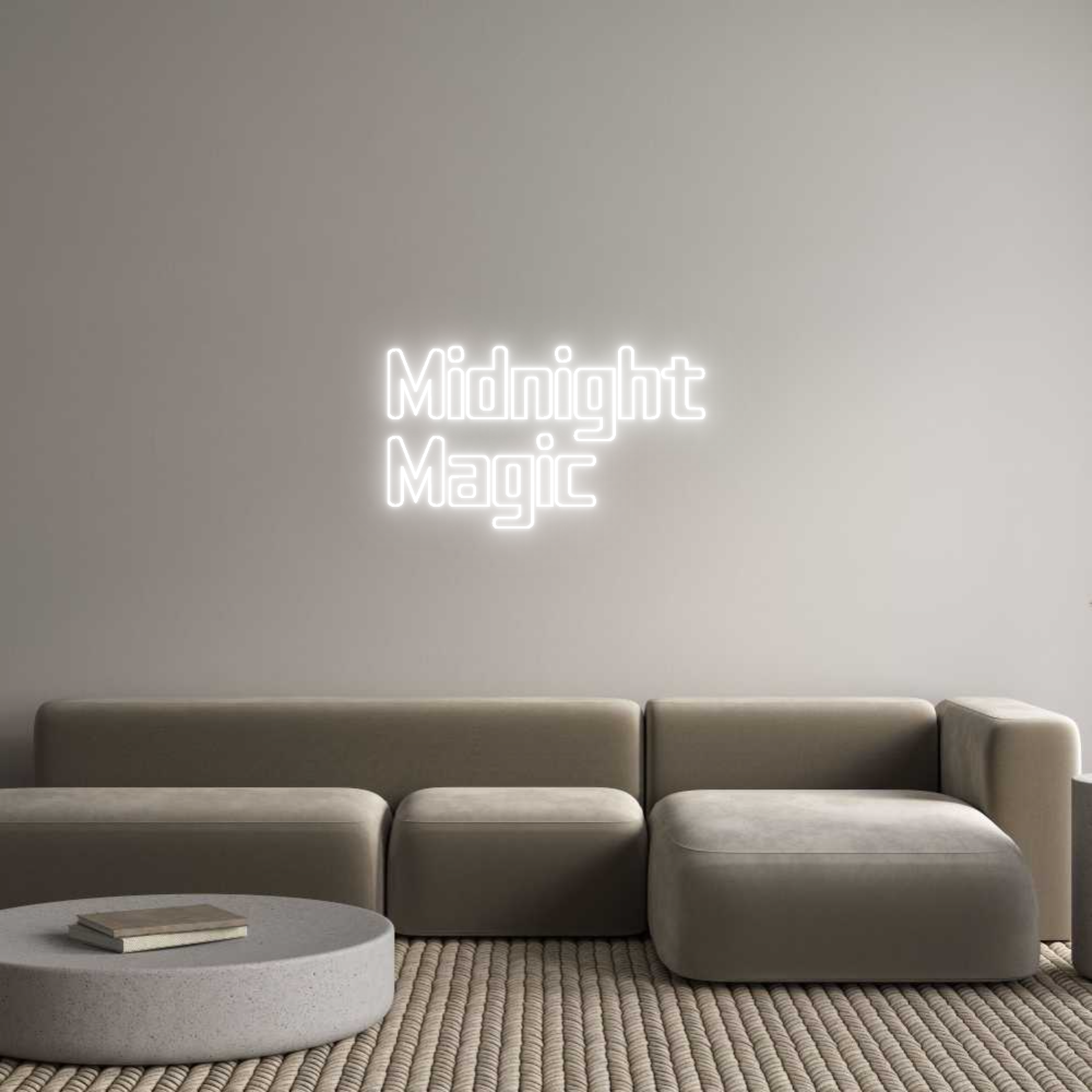 Custom Neon Sign Online Editor Midnight
Magic