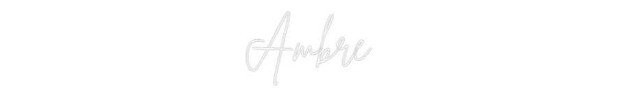 Custom Neon Sign Online Editor Ambre