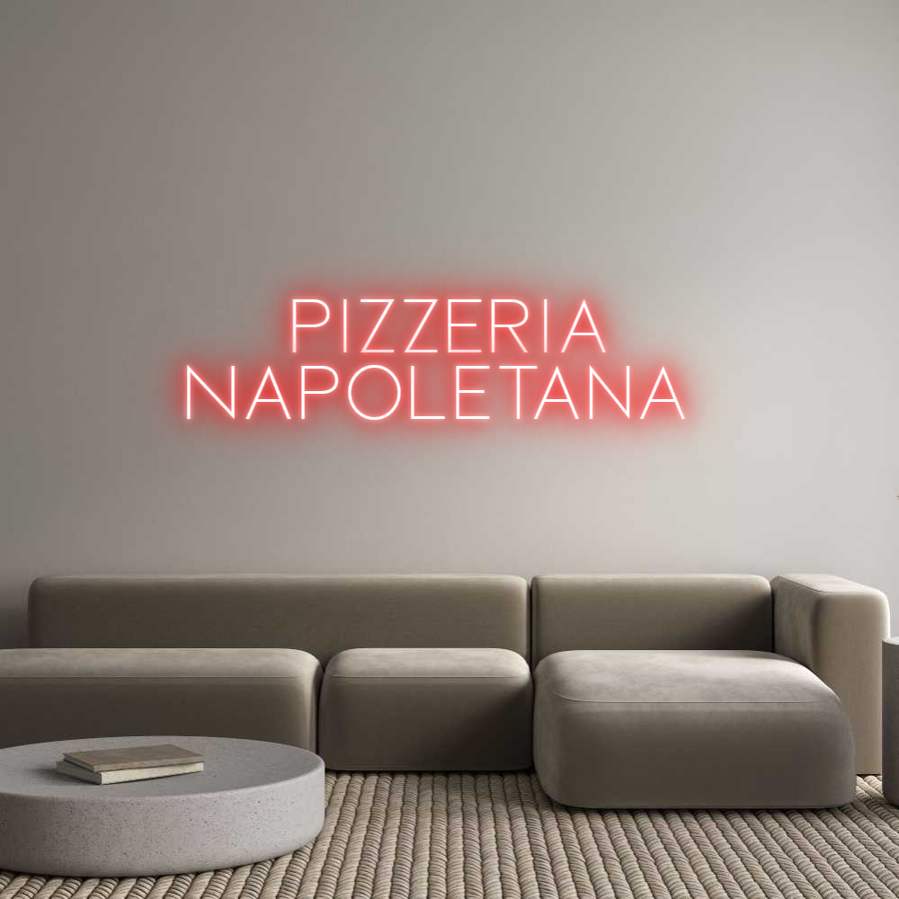 Custom Back Lit Neon Sign Online Editor Pizzeria
Nap...